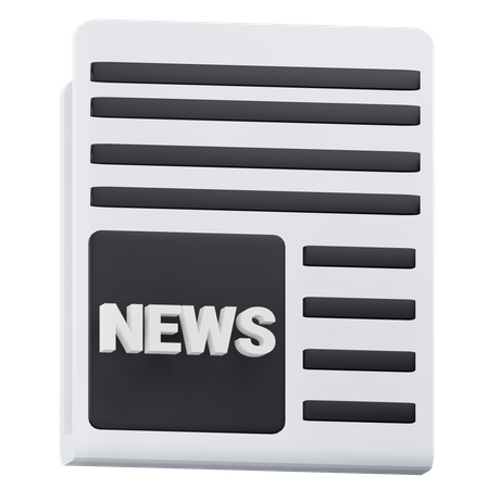 News  3D Icon