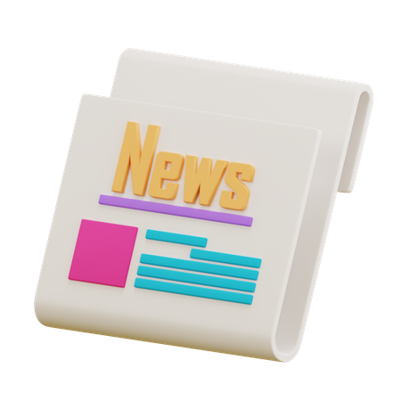 News  3D Icon