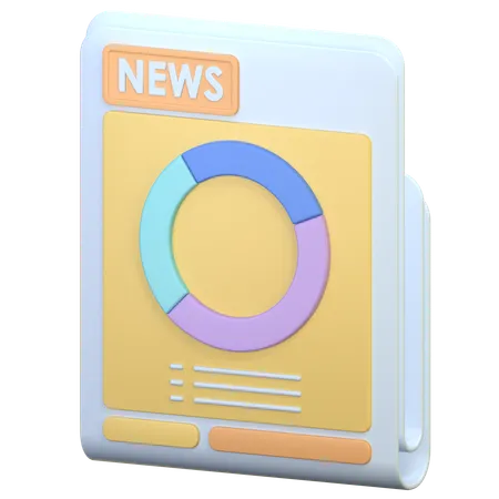 Newspaper  3D Icon