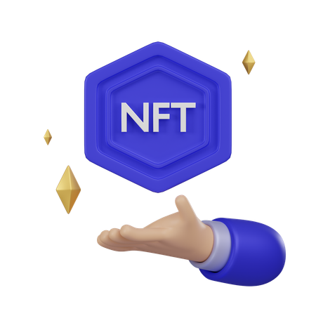 NFT  3D Icon