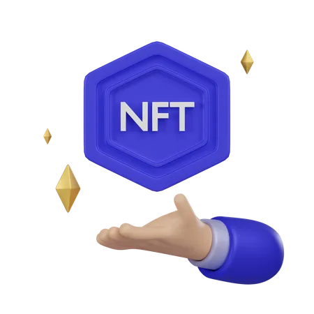 NFT  3D Icon