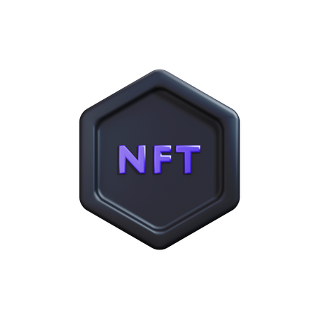 NFT  3D Illustration