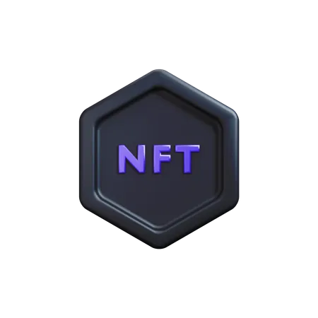 NFT  3D Illustration