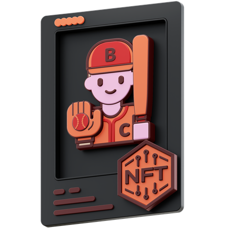 Baseball nft  3D Icon