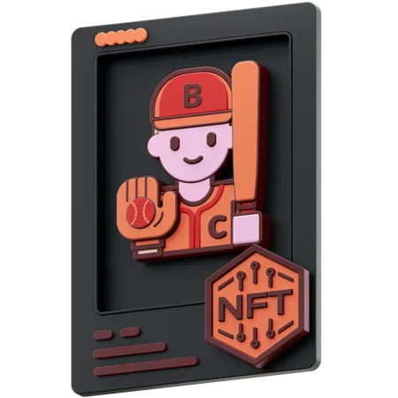 Baseball nft  3D Icon