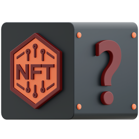 Boîte nft  3D Icon