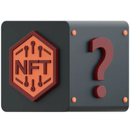 Boîte nft  3D Icon