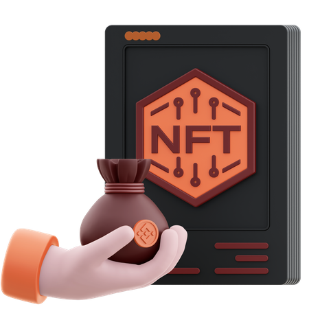 Jalonnement nft  3D Icon