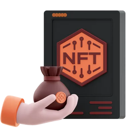 Jalonnement nft  3D Icon