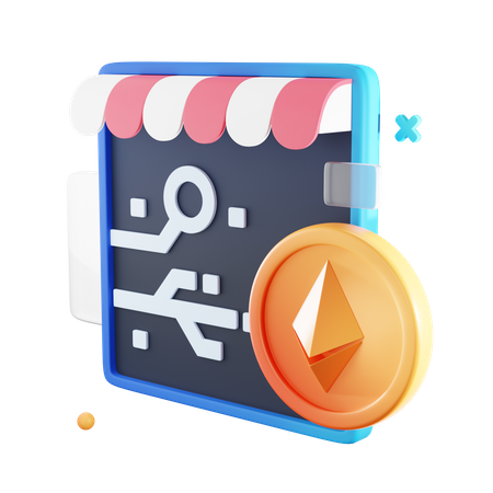 Mercado NFT  3D Icon