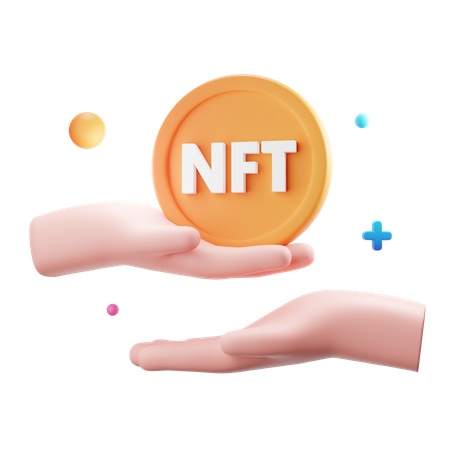 Transferência nft  3D Icon