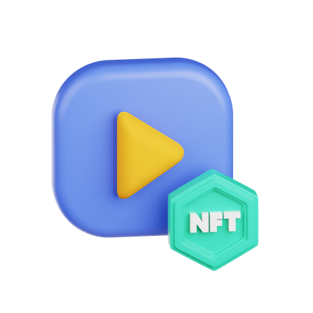 Nft 비디오  3D Icon