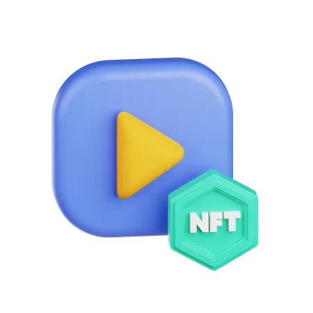 Nft 비디오  3D Icon