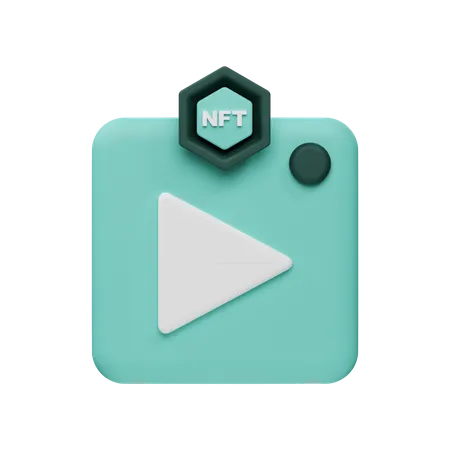 Nft Video  3D Icon