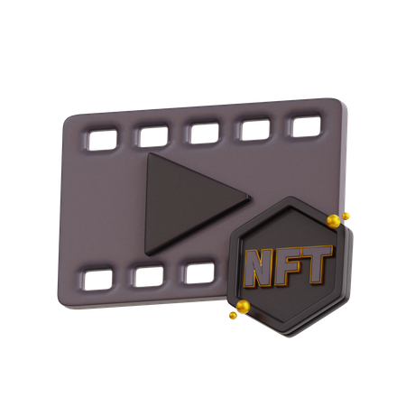 Nft Video  3D Icon