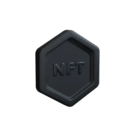 Nft vue de côté argile  3D Icon