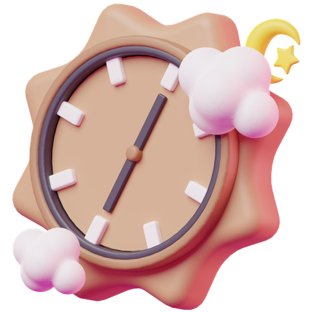 Night Time  3D Icon