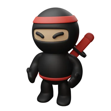 Ninja  3D Icon