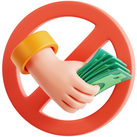 No Corruption  3D Icon