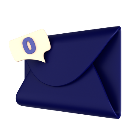 No Inbox  3D Icon