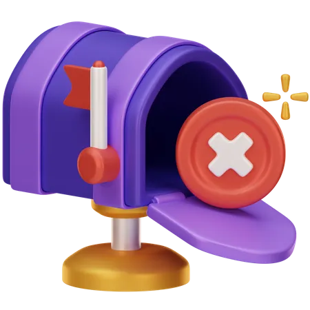 No Inbox 3D Icon  3D Icon