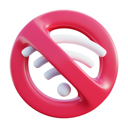 No Internet  3D Icon