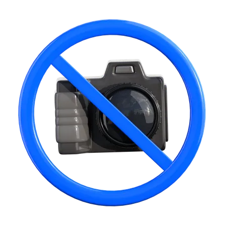 No Photography  3D Icon