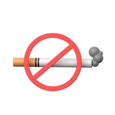 No Smoking  3D Icon