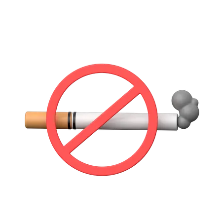 No Smoking  3D Icon