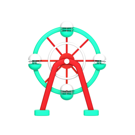 Rueda de la fortuna  3D Icon