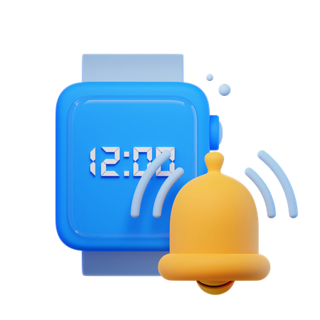 Notificación de reloj inteligente  3D Icon