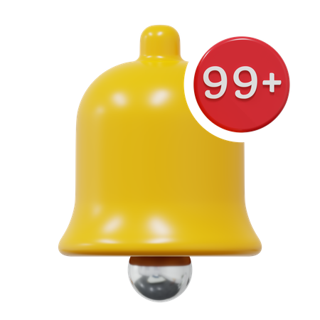 Notification Bell  3D Illustration