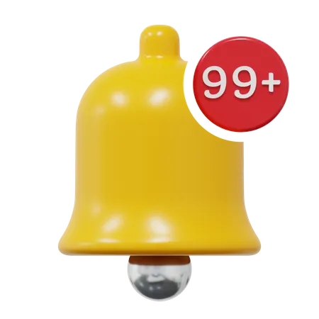 Notification Bell  3D Illustration