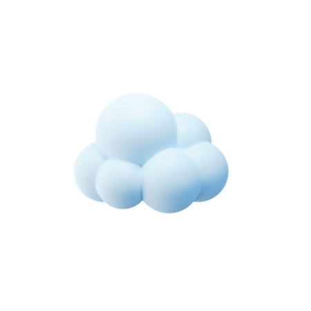 Nube  3D Icon