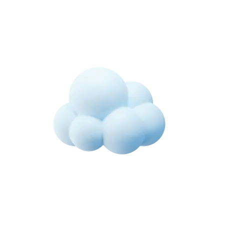 Nube  3D Icon