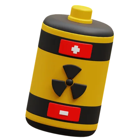 Nuclear Battery  3D Icon