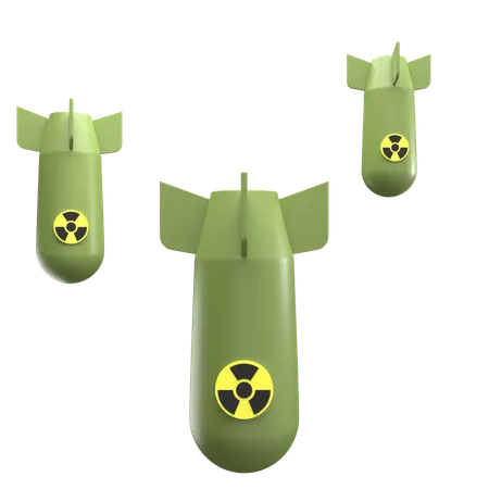 Nuclear Bomb  3D Icon