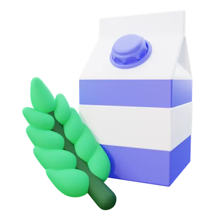 Oat Milk Icon  3D Icon