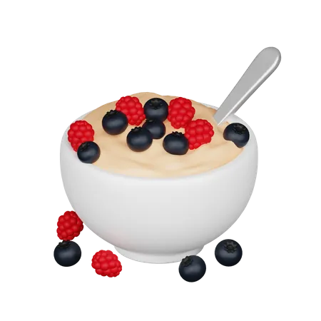 Oatmeal  3D Icon