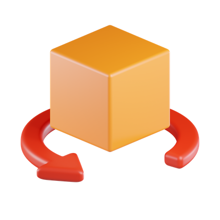 Object Rotate  3D Icon