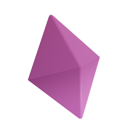 Octahedron  3D Illustration