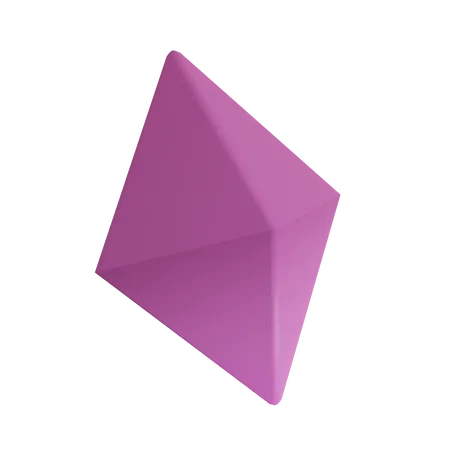 Octahedron  3D Illustration