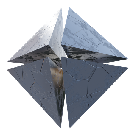 Octahedron  3D Illustration