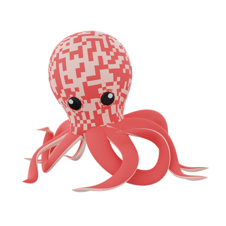 Octopus  3D Icon