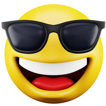 Emoji de óculos de sol  3D Icon