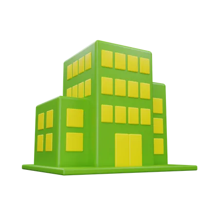 Office Building  3D Illustration