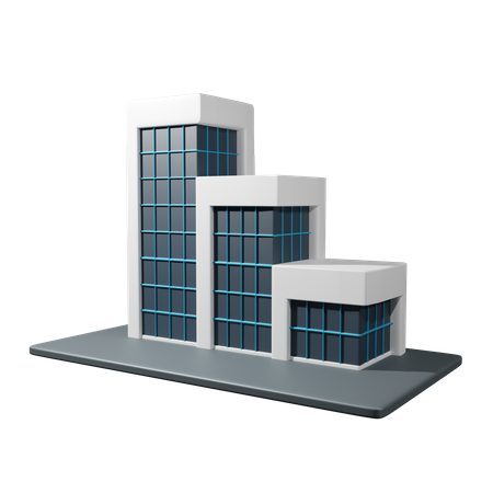 Office building  3D Icon