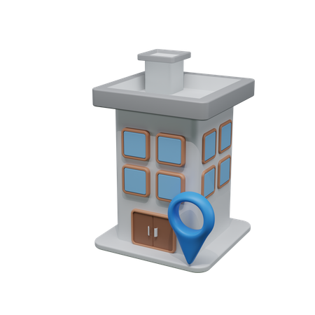 Office location  3D Icon