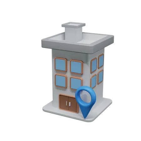 Office location  3D Icon