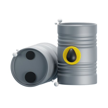 Oil Barrel  3D Icon